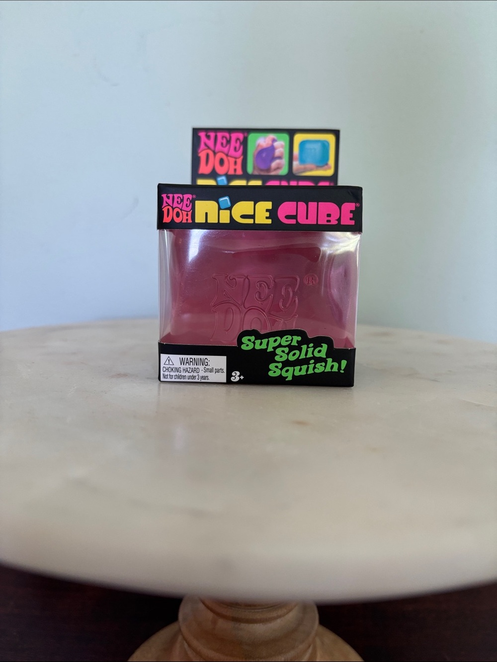 Nice Cube Super Solid Squish! Pink Kids Toy